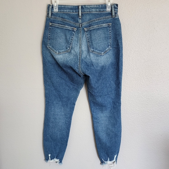 LOFT CURVY HIGH WAIST SKINNY ANKLE JEANS/  SIZE 27/4 - Picture 3 of 13